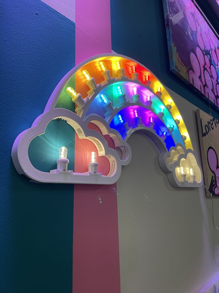 arcobaleno rainbow luminaria