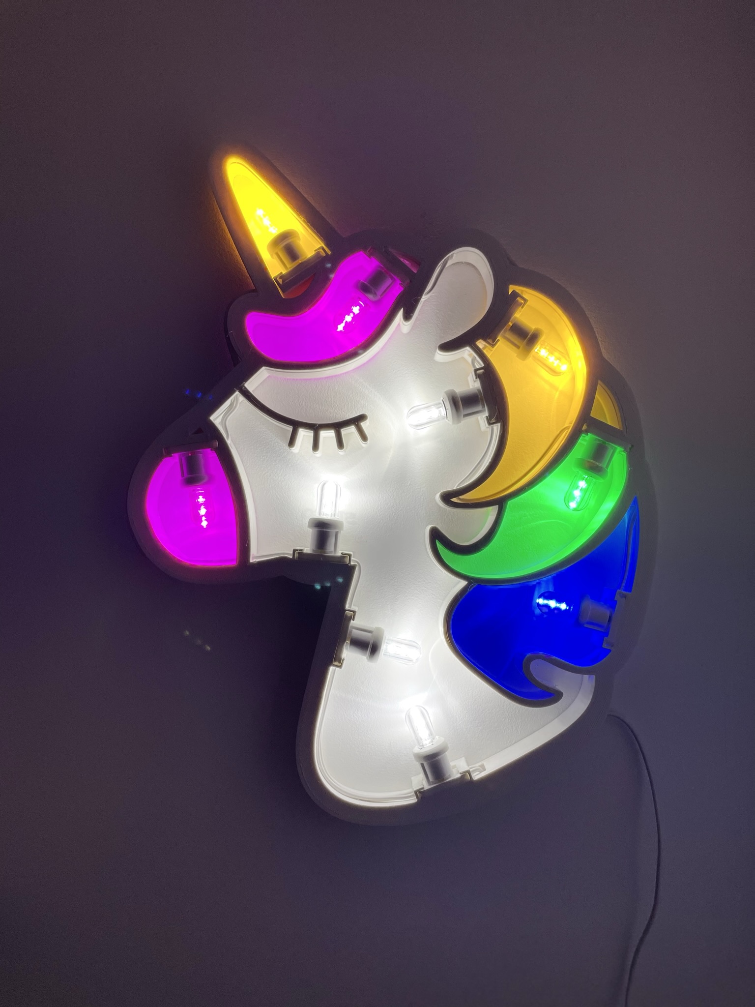 unicorno luminaria unicorn lamp