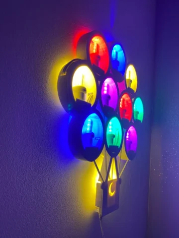 Luminaria mongolfiera