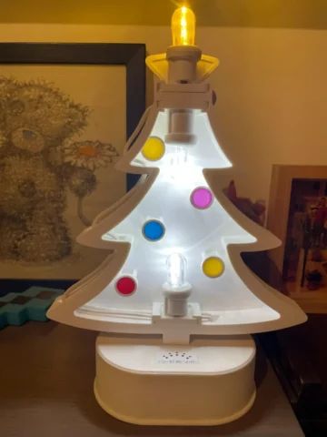 Luminaria albero di Natale con batteria ricaricabile Luminaria albero di Natale batteria ricaricabile