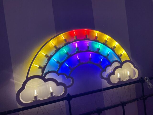 Luminaria arcobaleno